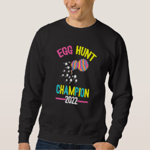 Sweatshirt Champion de la chasse aux oeufs 2022 Jour de Pâque