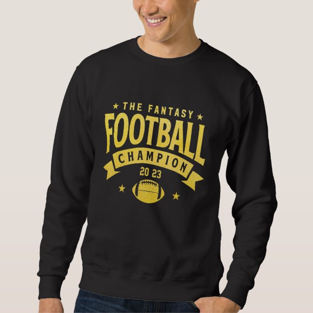 Sweatshirt Champion de la ligue de fantasy  2023 Vainqueur de (Devant)