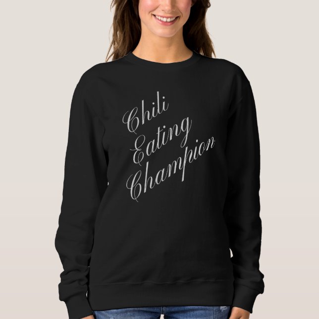 Sweatshirt Champion de la mangeoire de chili Compétition de n (Devant)