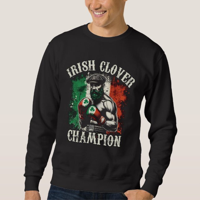 Sweatshirt Champion de Trèfle Irlandais  (Devant)
