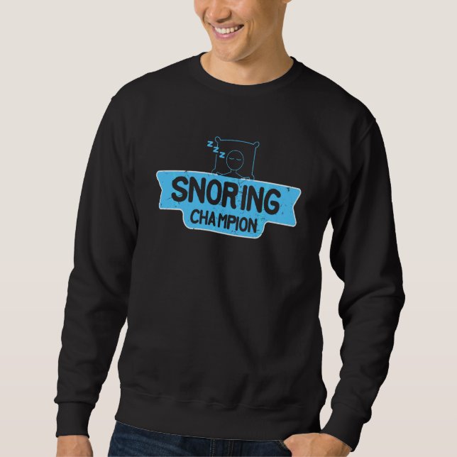 Sweatshirt Champion du ronflement cool Sleep Anti Snore Maris (Devant)