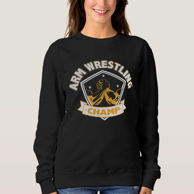 Sweatshirt Championnat de bras de fer Sport Compétition de br (Devant)