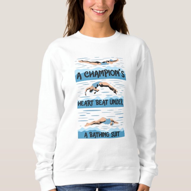 Sweatshirt Champions Swimmer - maillot de bain (Devant)