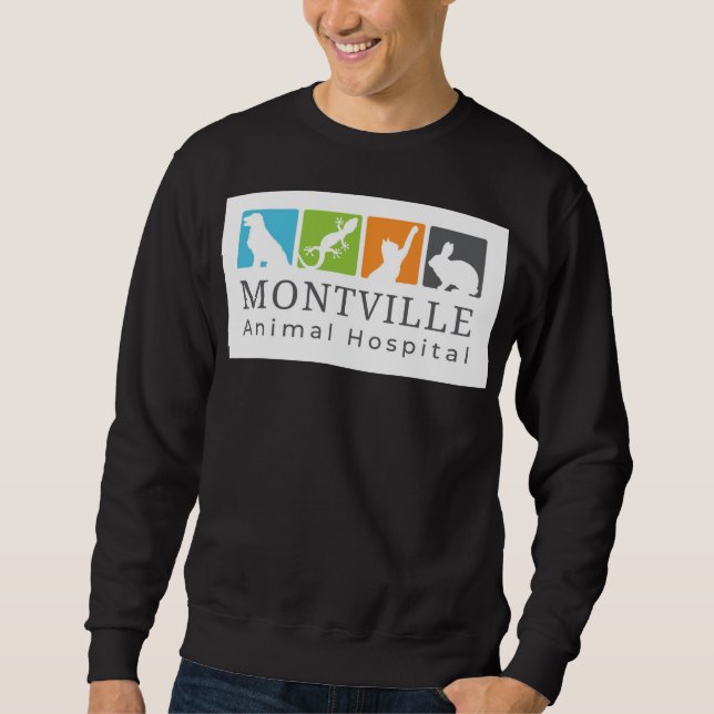 Sweatshirt Chandail à col ras du cou Grand Logo (Devant)