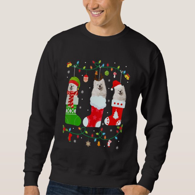 Sweatshirt Chandail américain Eskimo Chien Trois Chaussettes  (Devant)