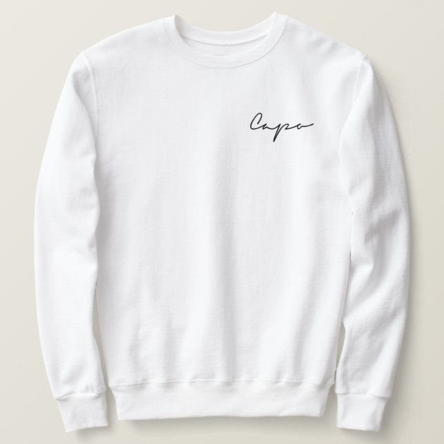 Sweatshirt Chandail classique de capo (Design devant)