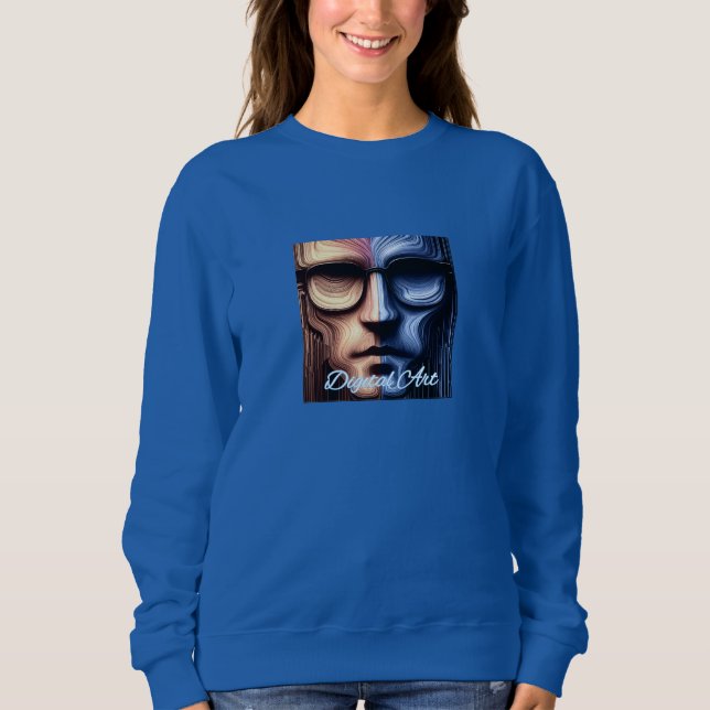 Sweatshirt Chandail de base pour femmes (Devant)