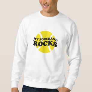 Sweatshirt Chandail de citation de tennis amusant roches pi
