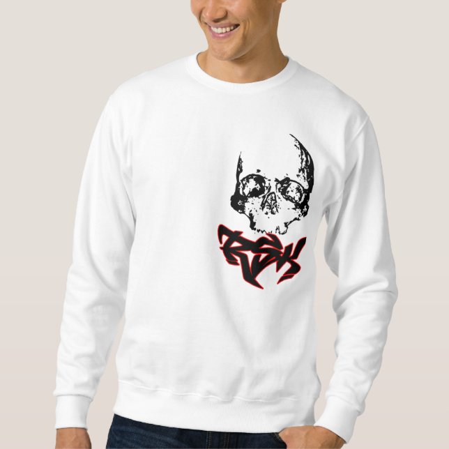 Sweatshirt Chandail de crâne (Devant)