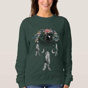 Sweatshirt Chandail de Dreamcatcher pour les yeux mal de Boho