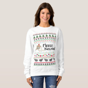 Sweatshirt Chandail de Navidad d'ouatine