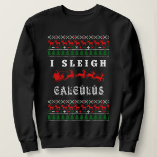 Sweatshirt Chandail de Noël de professeur de maths de calcul