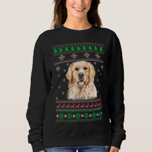 Sweatshirt Chandail de Noël moche de l'Amoureux des chiens de