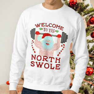 Sweatshirt Chandail de Noël moche drôle Père Noël North Swo