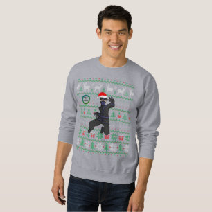 Sweatshirt Chandail de Noël Ninja Ugly