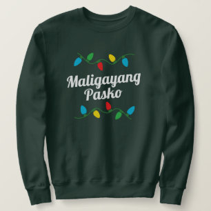 Sweatshirt Chandail de Noël philippin Pasko sa Pilipinas