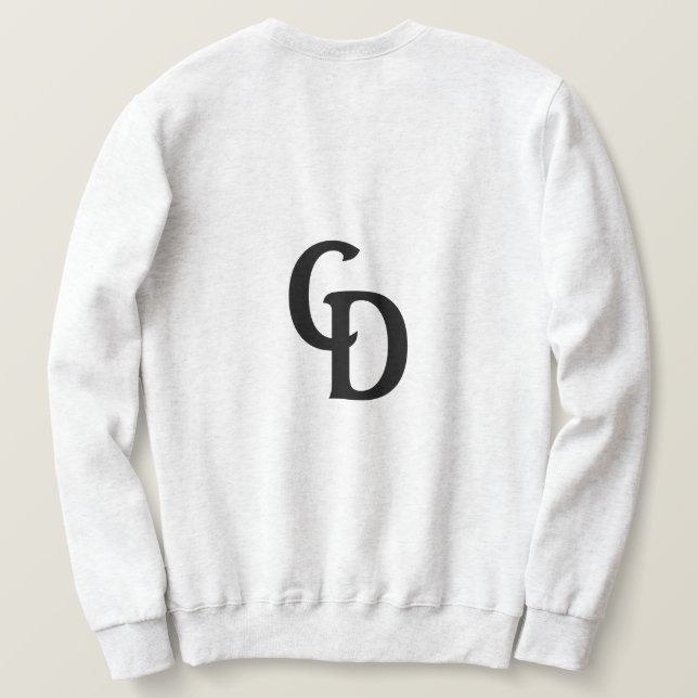 Sweatshirt chandail gris comfyrêves (Design dos)