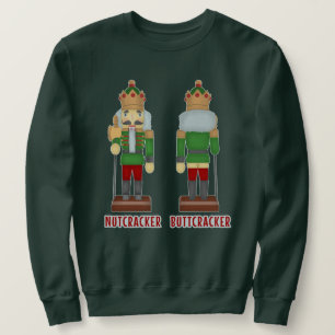 Sweatshirt Chandail laid de Noël de casse-noix d'humour drô