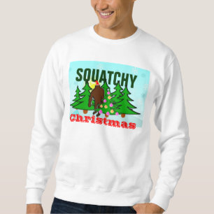 Sweatshirt Chandail laid de Noël de Squatchy