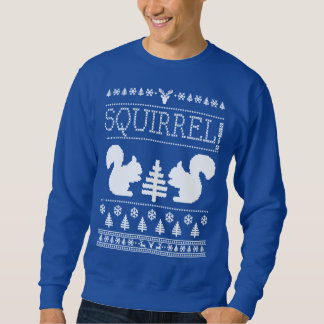 Sweatshirt Chandail laid de Noël d'écureuil