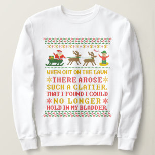 Sweatshirt Chandail laid Twas drôle de Noël l'humour de nui