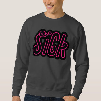 Sweatshirt Chandail malade rose