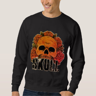 Sweatshirt Chandail vintage crâne rose pour hommes et femmes