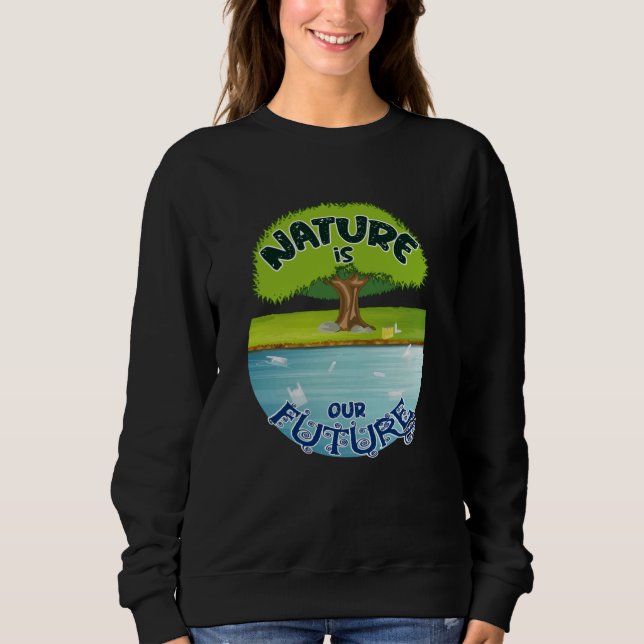 Sweatshirt Changement climatique Future Planète Terre CO2 Idé (Devant)