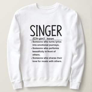 Sweatshirt Chanteur