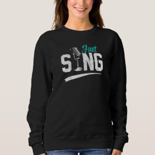 Sweatshirt Chanteur Vocaux Vocaliste Musicale Microphone Musi