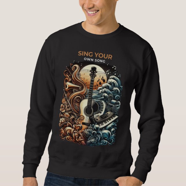 Sweatshirt Chantez votre propre chanson (Devant)
