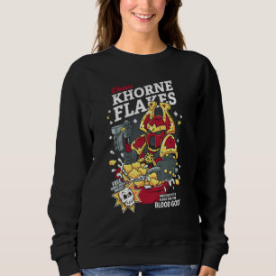 Sweatshirt Chaos Khorne Flakes Drôle Graphique Pour Hommes Fe