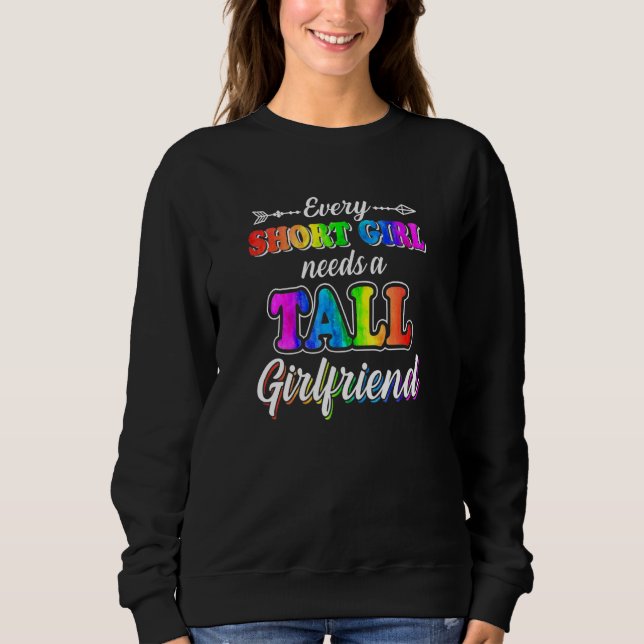 Sweatshirt Chaque Petite Fille A Besoin D'Une Grande Fille (Devant)