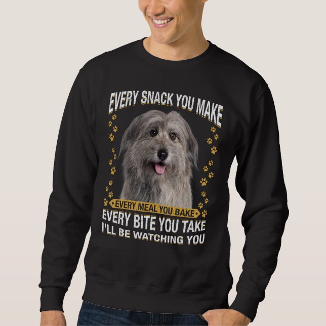 Sweatshirt Chaque Snack Que Vous Faites Pyrénéenne Berger Chi (Devant)