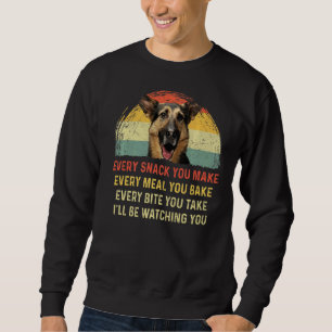 Sweatshirt Chaque Snack Vous Faites Allemand Berger Chien Mam