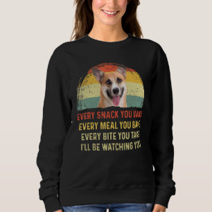 Sweatshirt Chaque Snack Vous Faites Pembroke Welsh Corgi Chie