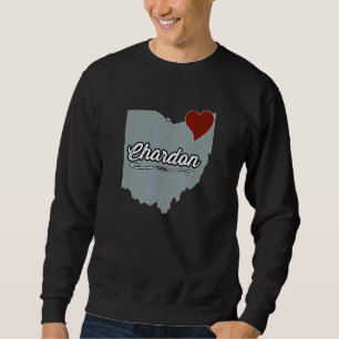 Sweatshirt Chardon Ohio OH Ville État USA Cadeau Mignon