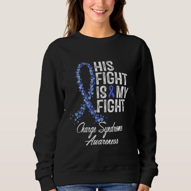 Sweatshirt Charge Syndrome Conscience Son Combat Est Mon Guer (Devant)