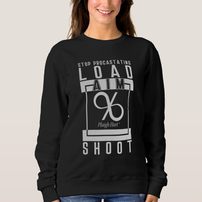 Sweatshirt Charger le tir de but (Devant)