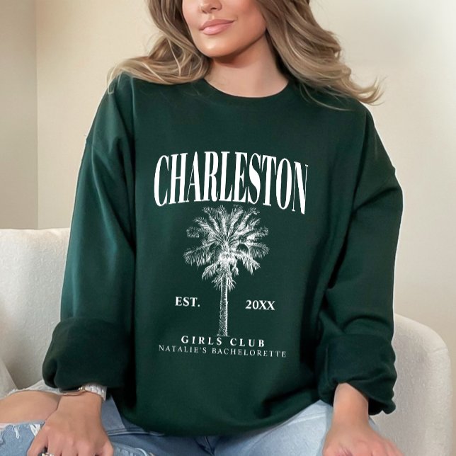 Sweatshirt Charleston Bachelorette Custom Luxe Social Club (Créateur téléchargé)