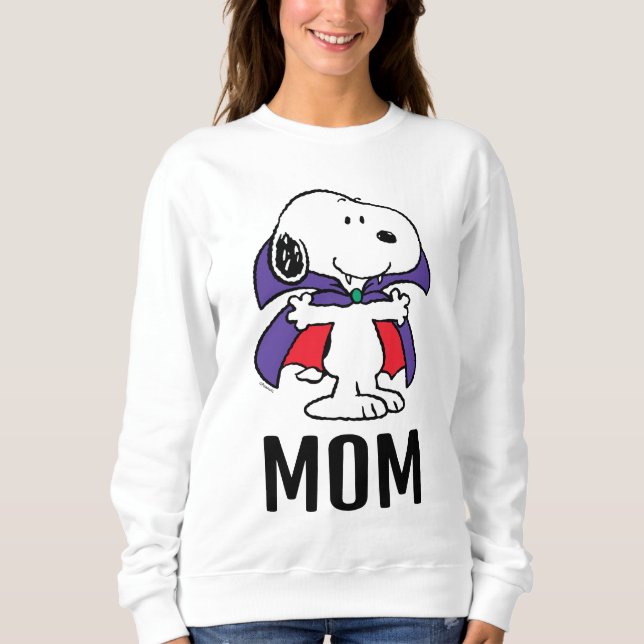 Sweatshirt Charlie Brown et Gang Halloween Birthday Mom (Devant)