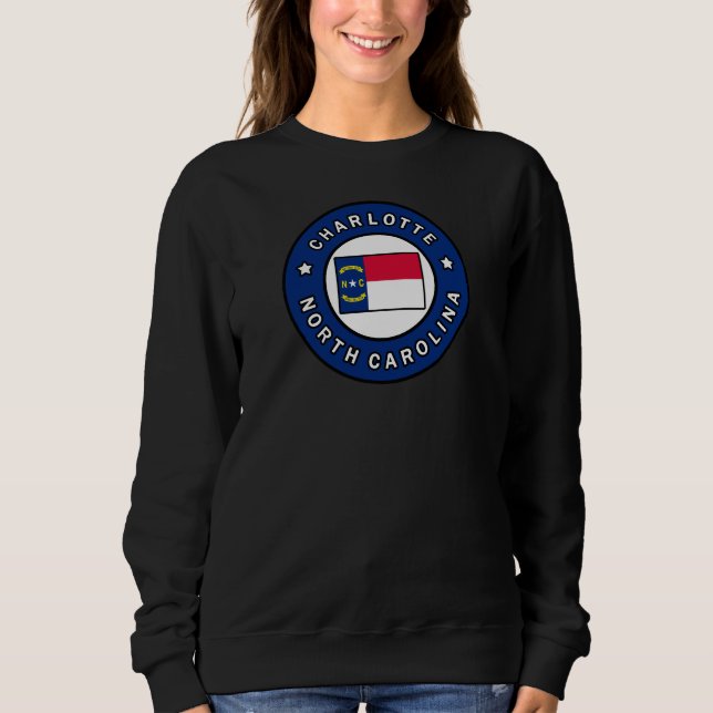 Sweatshirt Charlotte Caroline du Nord (Devant)