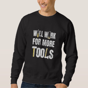 Sweatshirt Charpentier Papa Stuff Hommes Travail de la menuis