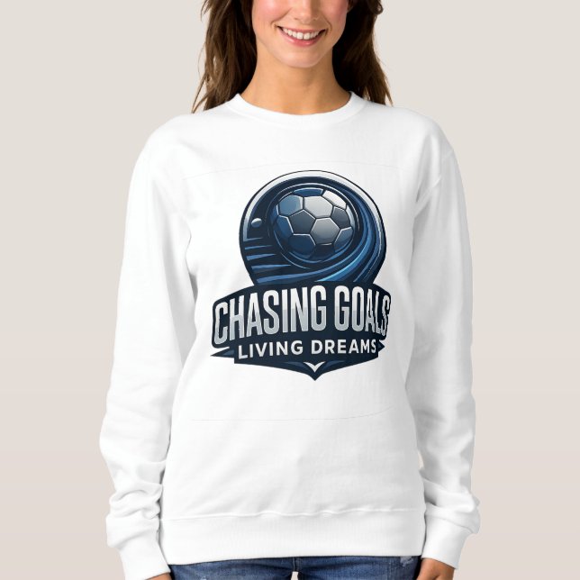 Sweatshirt Chasing Buts maillot de football | Boule motivatio (Devant)
