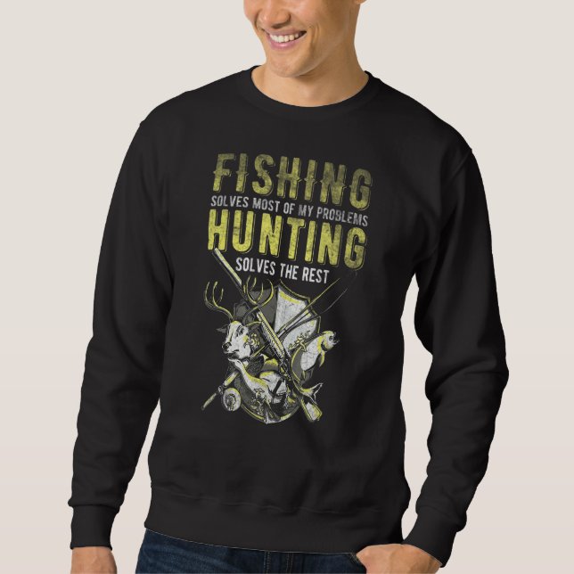 Sweatshirt Chasse à la pêche (Devant)
