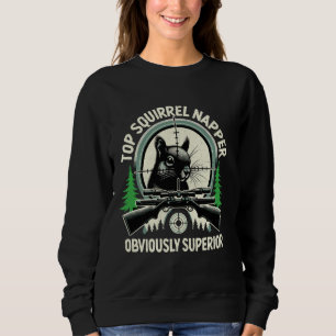 Sweatshirt Chasse à l'écureuil drôle Lov