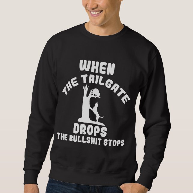 Sweatshirt Chasse au raton laveur Chasse au cocon (Devant)
