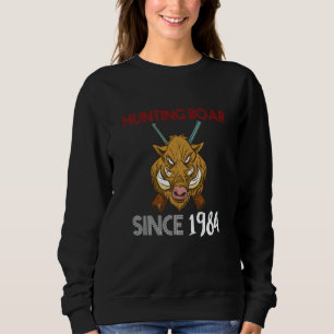 Sweatshirt Chasse au sanglier depuis 1984