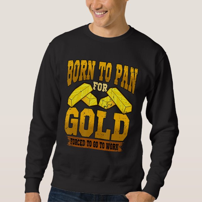 Sweatshirt Chasse au trésor bandeau d'or (Devant)