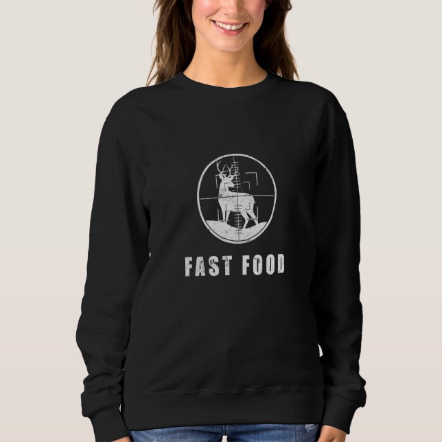 Sweatshirt Chasse aux cerfs Chasseur Saison Restauration rapi (Devant)